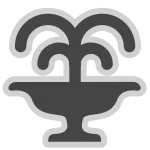 Fountain SVG Icon